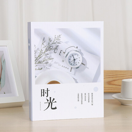 极度空间 相册6寸相册影集插页式纪念册影集家庭相册大容量生日礼物送女生 200张时光款