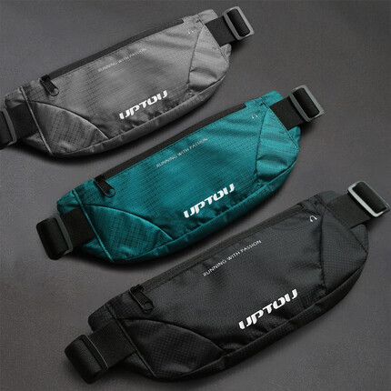 乐活旅行 腰包男 跑步手机包女运动挎包男士工地工作挂腰间隐形小包自行车马拉松斜跨包女士防泼水多功能腰袋