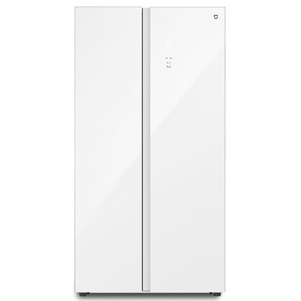 米家小米出品610L冰晶白对开门大容量家用电冰箱双开门 风冷无霜玻璃面板美观易清洁BCD-610WGSA