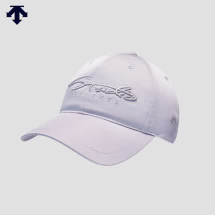 DESCENTE迪桑特 WOMENS STUDIO女子夏季运动时尚棒球帽 浅灰色-LG F