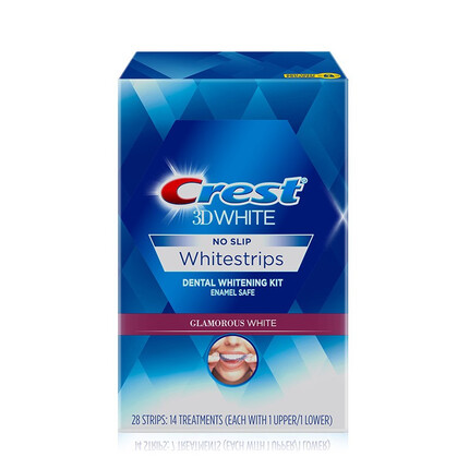 【美国进口】佳洁士炫白牙贴3D去牙渍黄牙洁白牙齿14对28片 14对28片装