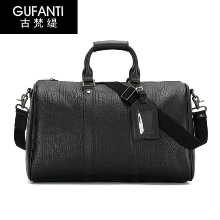 古梵缇旅行包 男士行李包大容量大容量差旅单肩斜挎出差旅行包gftx-152 黑色 GUFANTI