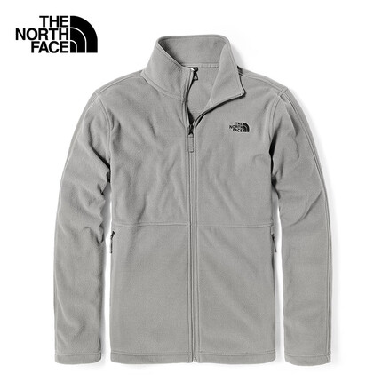 北面(The North Face)抓绒衣内胆外套男户外舒适保暖加厚秋东季 87QJ A91/灰色 3XL