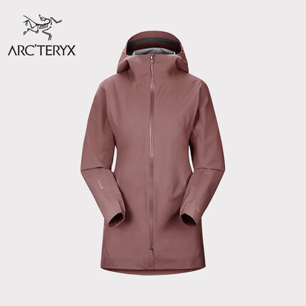 ARC'TERYX始祖鸟 CODETTA CINCH GORE-TEX 防水 女子 连帽夹克 Velvet Sand/绒砂棕 XS