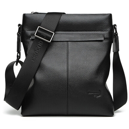 鳄鱼恤真皮头层牛皮男士商务斜挎包包青年百搭单肩男包生日礼物送男友CA1XT955