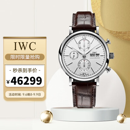 万国瑞士手表柏涛菲诺系列柏涛菲诺计时机械男表IW391027 IWC