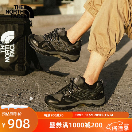 北面（The North Face）【经典款】北面徒步鞋男户外防水上新|4PEU C4V/黑色 7H/40