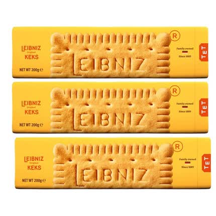 百乐顺（Bahlsen） 德国进口莱布尼兹饼干200g 黄油网红小吃儿童零食点心休闲下午茶 【黄油味*3盒】70007