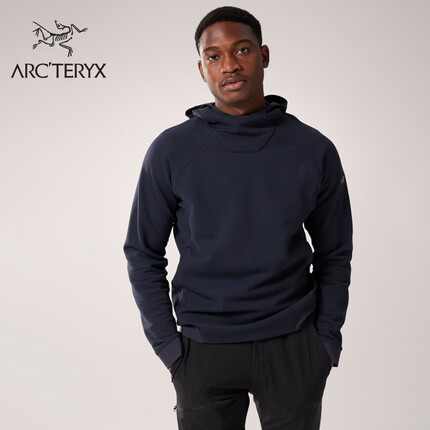 ARC’TERYX始祖鸟 RETHEL HOODY 男子 卫衣 Black Sapphire/蓝黑色 S
