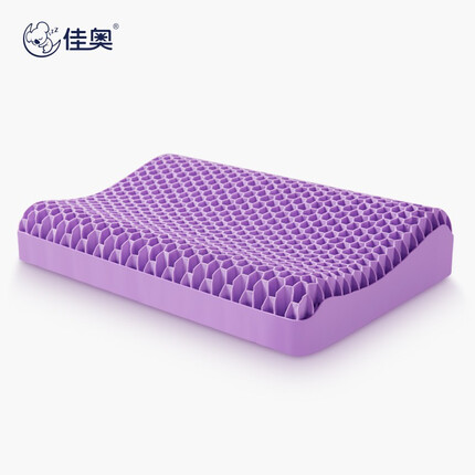 佳奥（JAGO） 无压枕成人颈椎枕头 果胶枕 可水洗硅胶TPE枕 蜂巢透气枕头
