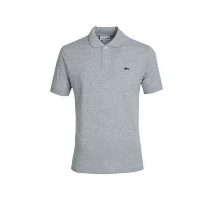 LACOSTE 法国鳄鱼男士polo衫短袖 送男友礼物 L1264 CCA灰色 L