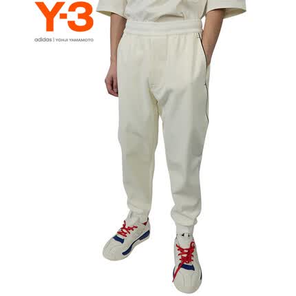Y-3【商场同款】SUPERSTAR TP春上新款男士卫裤运动休闲裤38HZ0159 白色 L