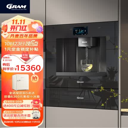 GRAM欧洲品质 嵌入式净饮机直饮机反渗透过滤饮水机净水器家用厨房内嵌式 P50D
