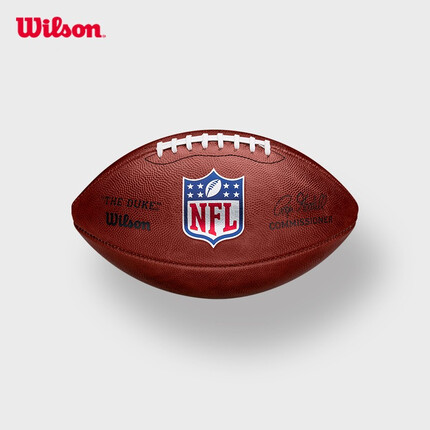 威尔胜（Wilson）威尔胜NFL级碗3官方比赛用球9号球55届加冕纪念版橄榄球 NEW NFL-WTF1100IDBRS