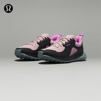 lululemon丨blissfeel trail 女士越野跑鞋 LW9EPZS 果酱浅粉/黑色/迷雾豆绿 40