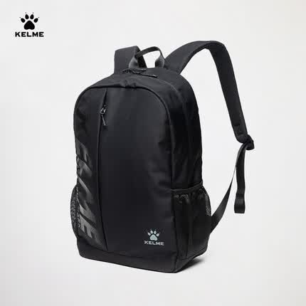 卡尔美（KELME）运动双肩包2023新款男大容量轻便旅行出游女学生背包 黑色 均码