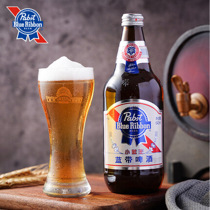 蓝带（blue ribbon）小蓝王啤酒11度640ml单支装