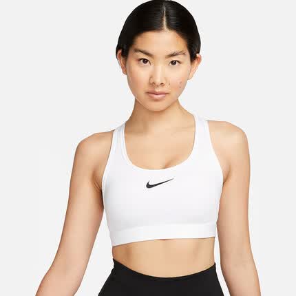 耐克NIKE秋季运动内衣女中度支撑MED SPT BRA运动内衣DX6822-100白M