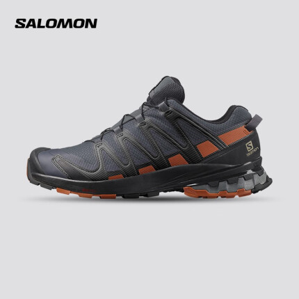 萨洛蒙（Salomon）男款 户外运动防水透气减震防护登山徒步鞋 XA PRO 3D v8 GTX 乌木色 409892 UK7.5(41 1/3)