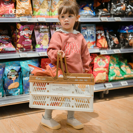 papa爬爬秋棉新款男女宝宝撞色连帽卫衣儿童长袖保暖外衣1-5岁 山楂红 110cm