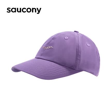 Saucony索康尼 男女运动帽潮流鸭舌帽子中性 SC0239230-3 紫 均码
