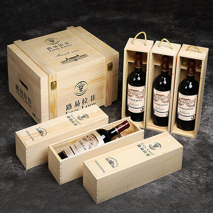路易拉菲（LOUIS LAFON）法国原瓶进口红酒窖藏14度赤霞珠干红葡萄酒750ml*6木箱礼盒装 