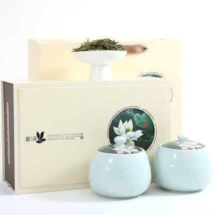 杭颂茶叶2023新茶上市绿茶雨前一级安吉特产白茶浙江安吉礼盒装 150g