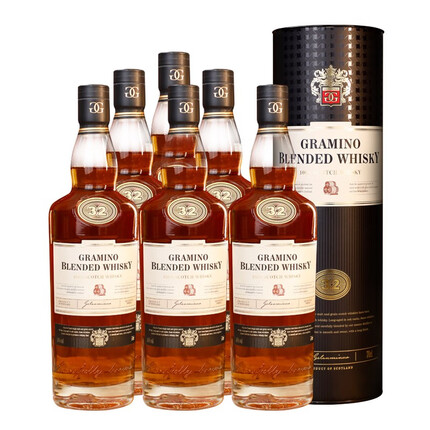 格兰米诺英国进口 苏格兰 威士忌 雪莉三桶 洋酒 700ml 【雪莉三桶特醇32】6瓶 整箱