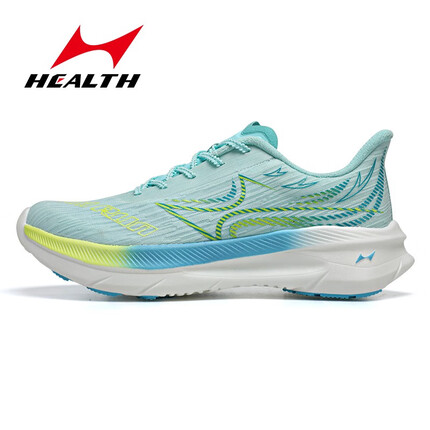 海尔斯跑步鞋竞速马拉松跑鞋733男女夏季新款透气减震运动鞋 733-流影水青 42