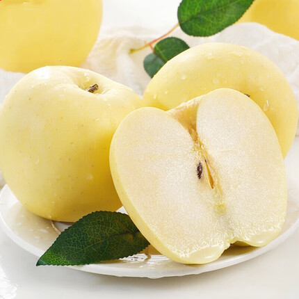 佳农（Goodfarmer）黄元帅奶油苹果礼盒装水果新鲜当季黄金帅苹果应季整箱 5斤 75mm(含)-80mm(不含)