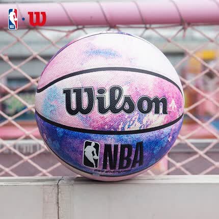 威尔胜（Wilson）官方NBA DRV ENDURE扎染球7号标准PU室内外通用篮球 WZ2013004CN7
