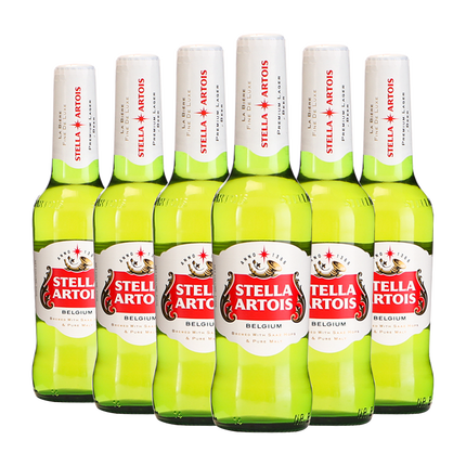 时代（Stella Artois）比利时啤酒 斯特拉时代啤酒世界啤酒大赛金奖淡色拉格瓶装整箱 国产时代啤酒310ml*6瓶