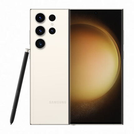 三星Galaxy S23 Ultra 超视觉夜拍 稳劲性能 大屏S Pen书写 12GB+1TB 悠柔白 5G手机