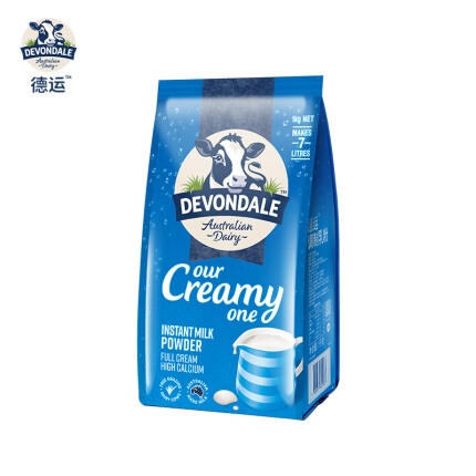 德运 (Devondale) 澳大利亚原装进口调制乳奶粉 全脂成人奶粉1kg