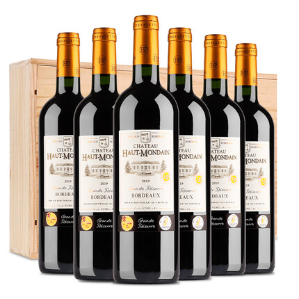 归星法国原瓶原装进口干红葡萄酒750ml*6瓶 红酒整箱波尔多AOC礼盒