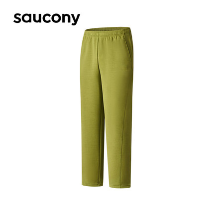 Saucony索康尼运动休闲跑步舒适针织长裤女鳄梨绿L