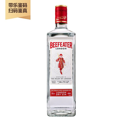 必富达（Beefeater）金酒将军琴酒杜松子酒伦敦干味露酒进口洋酒烈酒基酒 一瓶一码 必富达 700ml