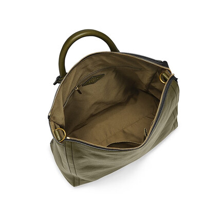 Fossil化石 女士双肩包PARKER系列箱包牛皮单肩包斜挎包手提包女款 ZB1515376-绿色