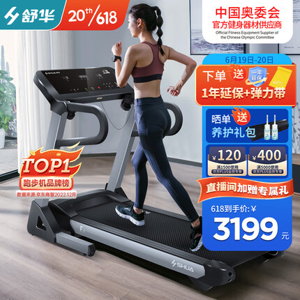 舒华（SHUA） 智能跑步机家庭用 折叠跑步机健身房E6 室内专业健身器材 SH-T3900-H2【NFC一碰连】