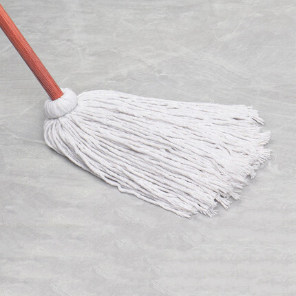 喜润家棉纱拖把木杆普通老式墩布拖布尘推物业工厂学校车间棉线吸水排拖