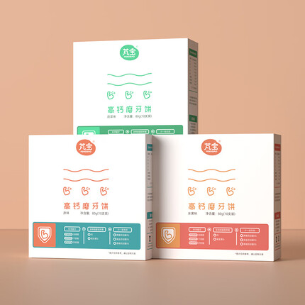 芃宝磨牙棒果蔬饼儿童零食宝宝辅食无鸡蛋无奶粉不添加白砂糖低敏 蔬菜味