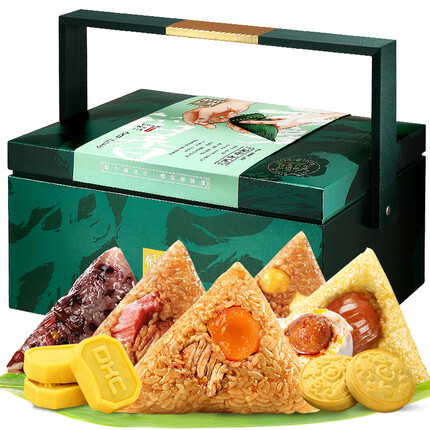 稻香私房粽子 端午粽子礼盒 粽子大礼包 蛋黄鲜肉蜜枣粽 稻香御粽2370g