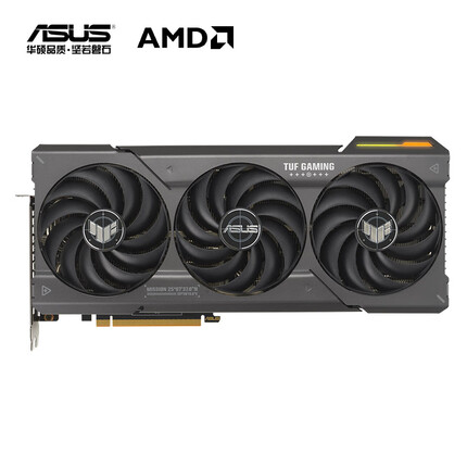 华硕TUF-RX 7700XT-O12G-GAMING AMD RADEON RX 7700 XT 游戏显卡