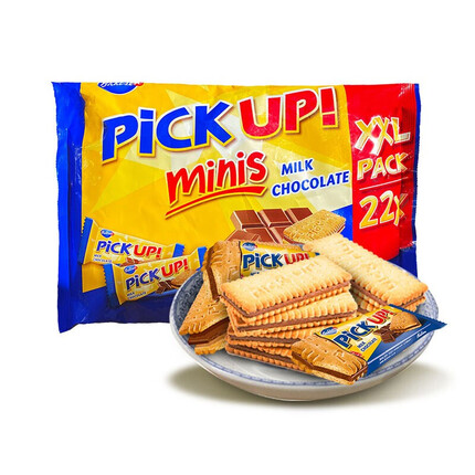百乐顺（Bahlsen） 德国进口迷你巧克力夹心饼干pick up网红休闲零食七夕情人节礼物 巧克力夹心饼干（233g）