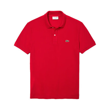 LACOSTE 法国鳄鱼 polo衫短袖男士 送男友礼物 PH4012 240红色 4/M
