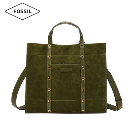 Fossil化石-CARMEN系箱包牛皮单肩包斜挎包手提包托特包女款-ZB1550376 