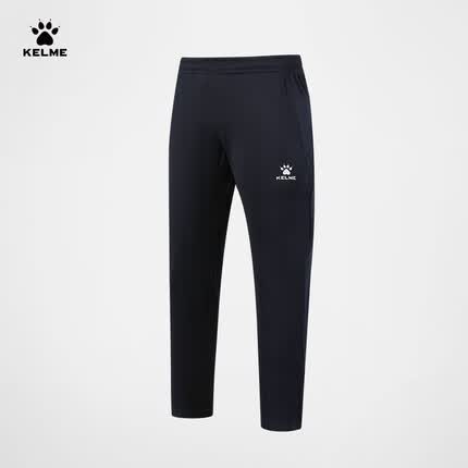 KELME /卡尔美足球收腿裤球员版男士运动训练修身长裤男K15Z403 藏青色 L/175