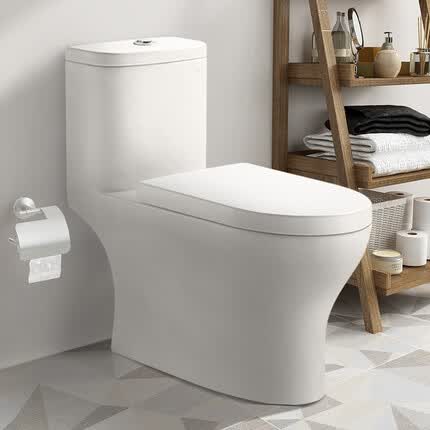 东鹏（DONGPENG） 马桶坐便器虹吸式防臭静音缓降盖易洁釉大冲力一级水效马桶W6021 305坑距