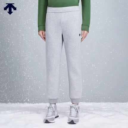 DESCENTE迪桑特 SKI STYLE系列 男子针织运动长裤 空气棉运动休闲 MG-灰色 M(170/80A)