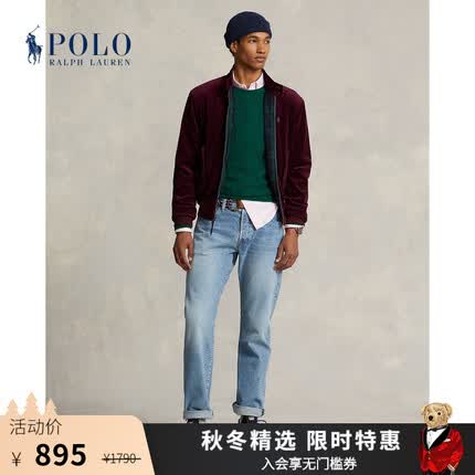 Polo Ralph Lauren 拉夫劳伦 男装 23年秋复古经典版棉质牛仔裤RL17510 400-蓝色 33/32